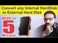 How to convert internal harddrive to external harddrive