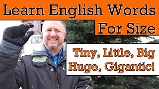 Download Lagu Learn English words for size like: Tiny, Huge, Enormous, Gigantic MP3