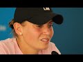 Jelena Dokic first round press conference: Apia International Sydney 2012