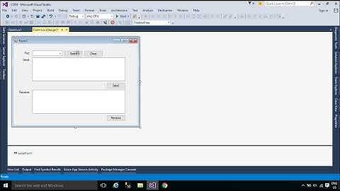 C# Tutorial - Serial Communication | FoxLearn
