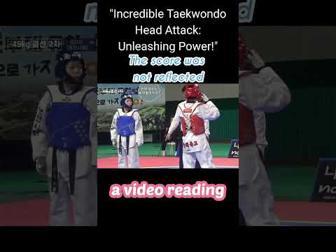 &amp;quot;Jaw-Dropping Headgear Launch: Amazing Taekwondo Attack!&amp;quot; #shorts #head_Attack #taekwondoheadkick