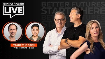 NinjaTrader Live | Futures Trading + Market Analysis w/ Jeffrey Hirsch and Merritt + Chris (8/12/25)