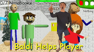 Baldi helps player - Baldi