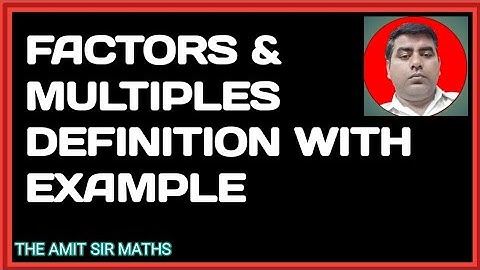CLASS 4TH | MATHS | All CH |CBSE | UP | ENG MED | FACTORS & MULTIPLES |CH 6| DEFINITION |HINDI|