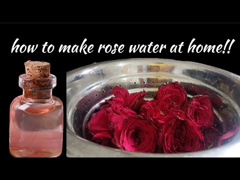 How to make rose water at home | घर पर गुलाब जल कैसे बनाएं | #rosewater ...