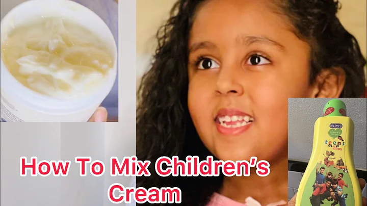 How To Mix A Kids Cream For Glowing Skin | Clears ...