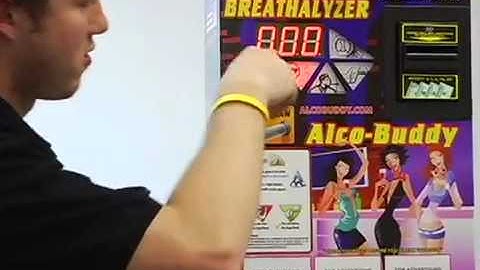Alco-Buddy - Alcohol Breathalyzer Vending Machine