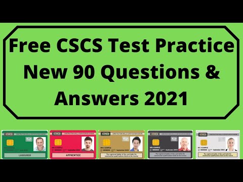 Video: Da li je CSCS test višestruki izbor?