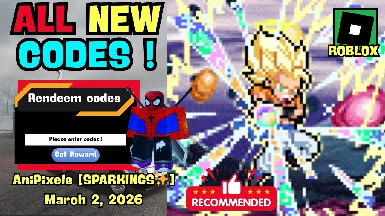 ALL UPDATE CODES AniPixels ROBLOX, March 2, 2026 - YouTube