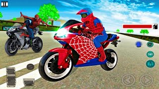 Bike racing game for android || superhero bike stunt gt racing - mega ramp games screenshot 3