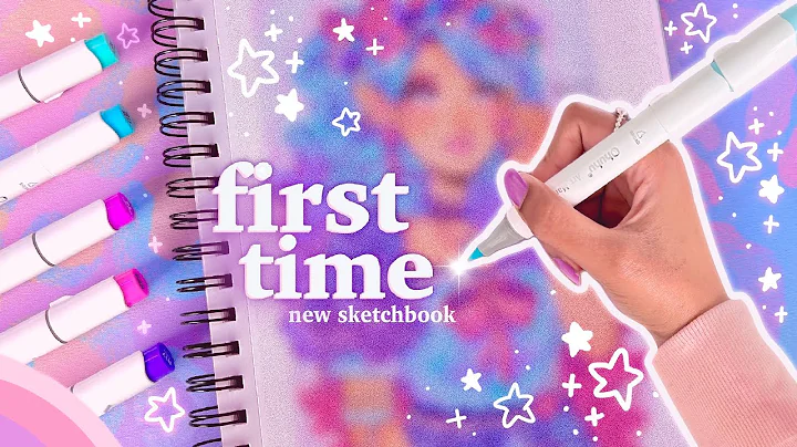 drawing with new art supplies 🌸 ft. Ohuhu & my school stories