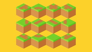 Isometric Pixel Art Tileset Time-lapse