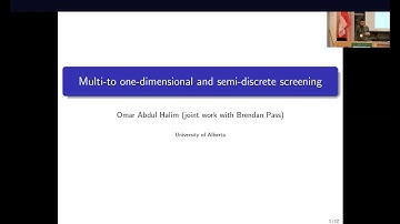 Multi-to one-dimensional screening and semi-discrete optimal transport