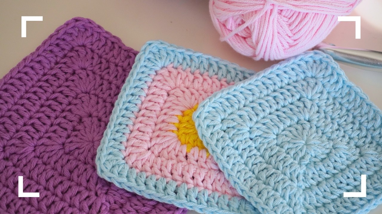 Granny Square Without Gaps | Crochet for Beginners