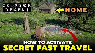 How to Activate Secret Fast Travel Point near Home in Thinker's Meadow | Crimson Desert