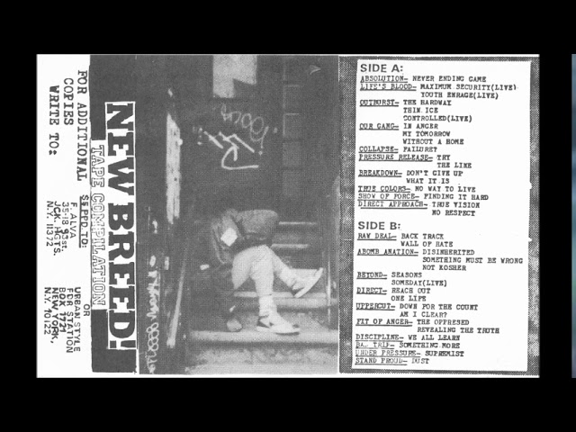 New Breed! Tape Compilation (NYHC - 1989) - YouTube