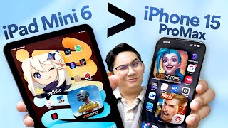 Liệu iPad Mini 6 có chơi game ngon hơn iPhone 15 Pro Max: Test thử!
