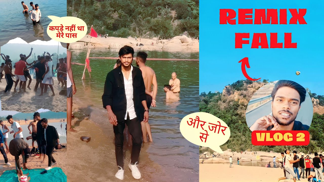 MY SECOND VLOG || DASSAM WATERFALL || REMIX WATERFALL RANCHI || Nitish ...