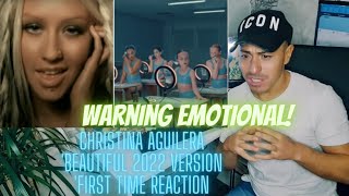 Christina Aguilera 'Beautiful 2022 Version' First Time REACTION *Emotional*