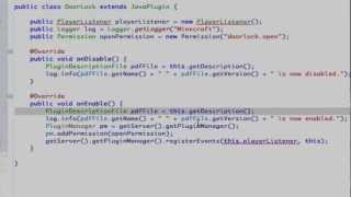 Episode 1: Door Protection Bukkit Plugin Tutorial