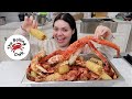 Making Boiling Crab Shrimp at Home! How to GIANT SEAFOOD BOIL!