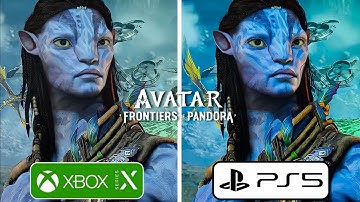 Avatar Frontiers of Pandora PS5 vs Xbox Series X Graphics Comparison