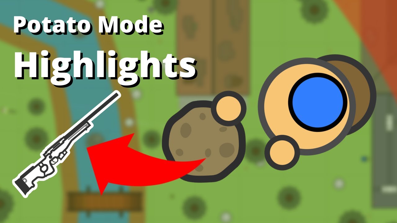 LONGEST SNIPE IN POTATO MODE? Potato Mode Highlights | Surviv.io