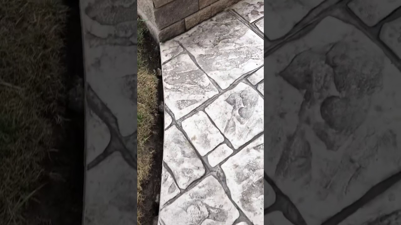 Stamped Concrete Driveway YouTube