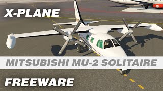 Mitsubishi MU-2 Solitaire Freeware Add-on for X-Plane screenshot 1