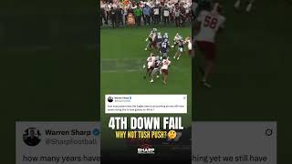 4th Down Fail: Why Not Tush Push?