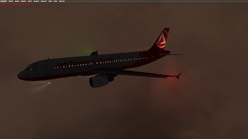 Prepar3D v3 - Fog Weather A320 Lights Test