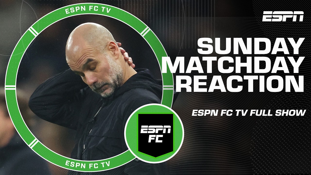 FULL SHOW ⚽ Reacting to Man City’s draw and Man United’s win | ESPN FC