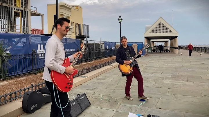 street performers play "Easy" by The Commodores | ...