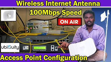 Wireless Internet Antenna Access Point | Ubiquiti Lite Beam Antenna Internet Configuration | ANBU