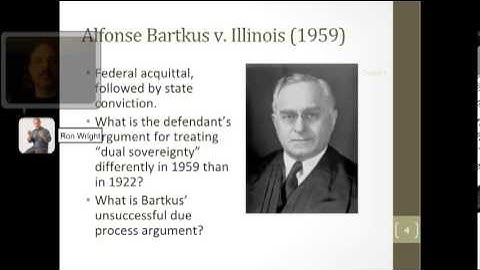 Dual Sovereign Exception to the Double Jeopardy Bar