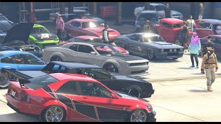 We Did A Fast And Furious Car Meet In GTA 5 Online