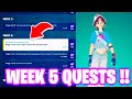 How To Complete Week 5 Quests in Fortnite - All Week 5 Challenges Fortnite Chapter 4 Season 4