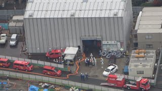 地下24メートルで逃げ遅れ   大阪、工事現場で水漏れ