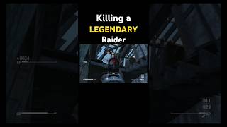 Killing a LEGENDARY raider. #fallout4 #fo4