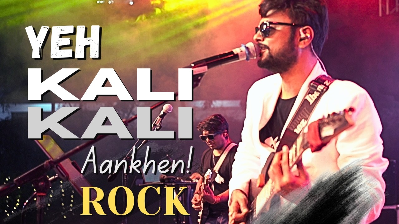 Yeh Kaali Kaali Aankhen | Rock Version | Cover by Alpin Band (Bangalore, India) | Baazigar Tribute