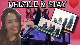 BLACKPINK 'WHISTLE & STAY' M/V REACTION VIDEO (QUEENS!!!) | MISS A CHANNEL