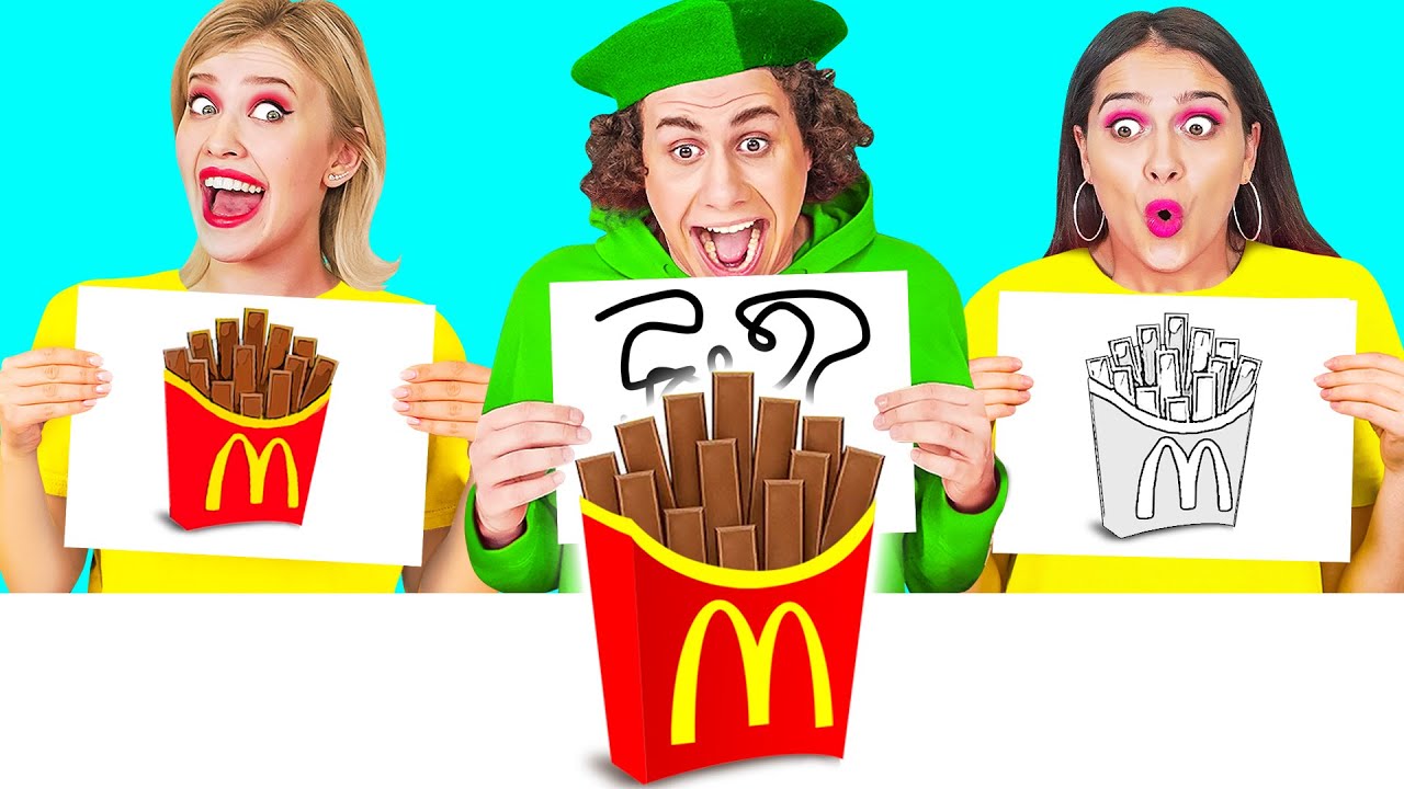 Кто лучше нарисует тот и получит челлендж