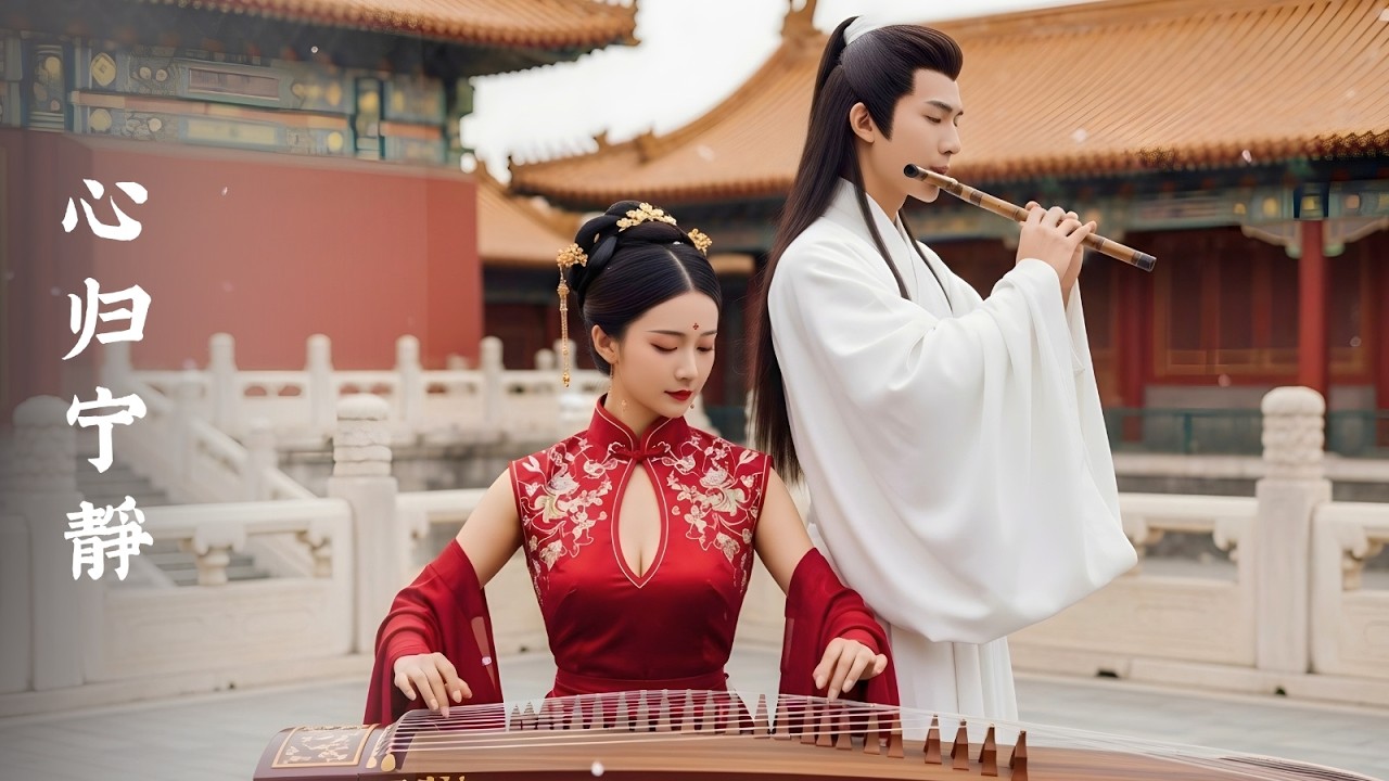 Chinese Zen Music for Relaxation 🎋 Bamboo Flute, Erhu & Guzheng