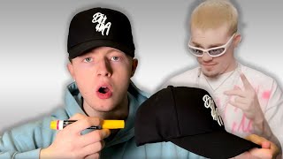 Making Faze Adapt A 1/1 Hat From My Clothing Brand
