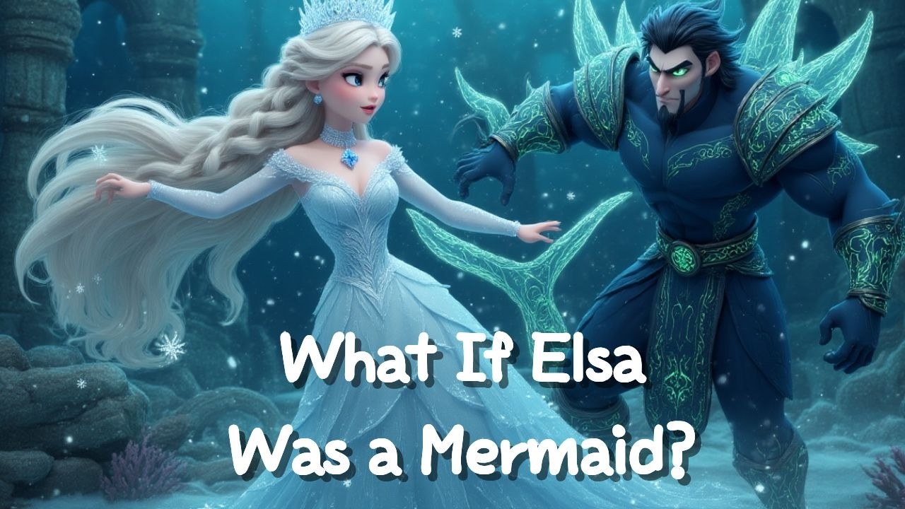 Ice Power Under the Sea Elsa as a Powerful Mermaid Protector