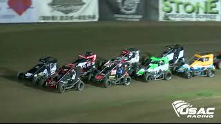 HIGHLIGHTS: USAC Western States Midgets | Merced Speedway | April 15, 2023