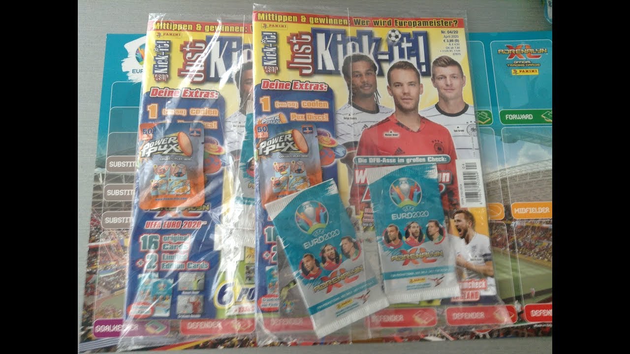 LIMITED CARDS ...READ DESCRIPTION!!! Panini Magazine JUST KICK-IT !