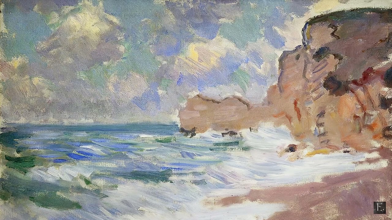 Claude Monet - Receding Waves - 2 Hour Screensaver