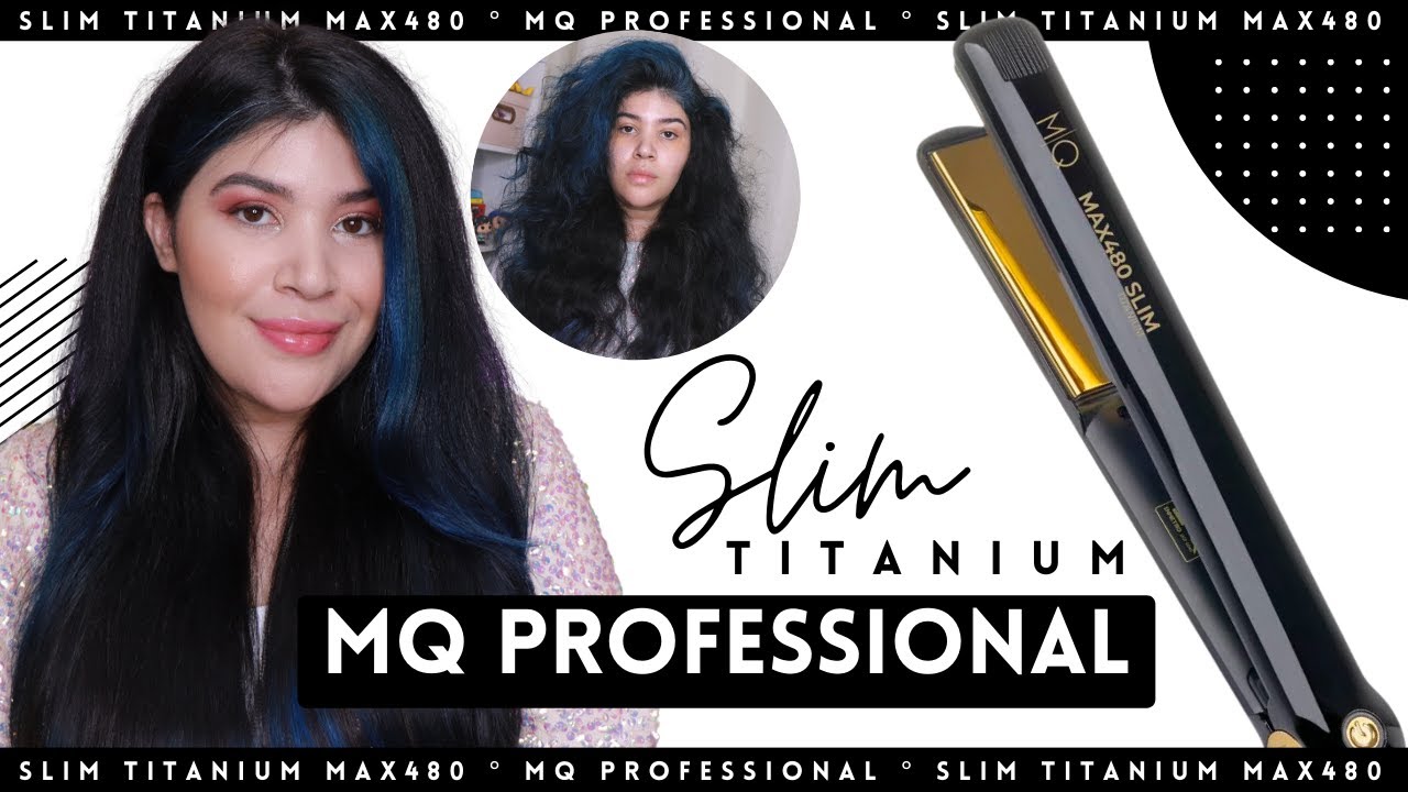🖤 PRANCHA SLIM TITANIUM MAX480 MQ Professional: Aquece até 250°C [Bivolt]