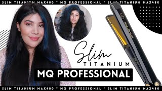 🖤 ​​SLIM TITANIUM MAX480 MQ Professional Iron: Heats up to 250°C [Bivolt]